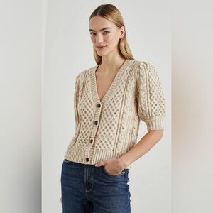 Rails Island Cream Confetti Cardigan XS